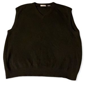 Cashmere sweater vest V neck